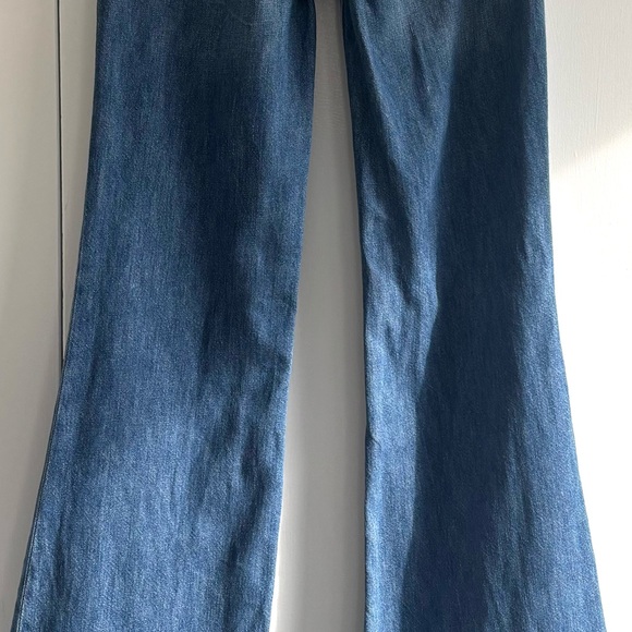 We The Free Free People Distressed Flare Jeans Size 24 - Picture 10 of 14